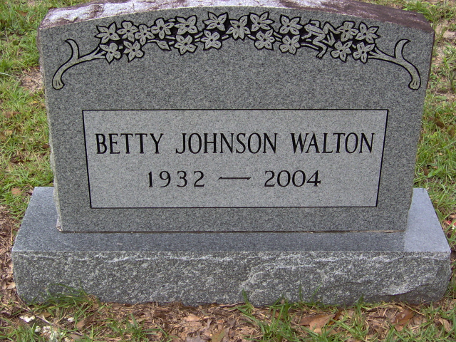 Headstone for Walton, Betty Johnson